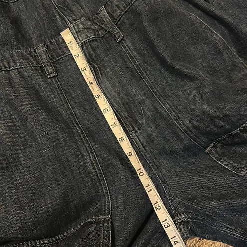 Gap NWT  Denim Cargo Jumpsuit Blue Size 6
