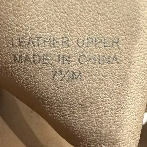 J/SLIDES Tan Mules with Elevated Textured Soles Size 7.5