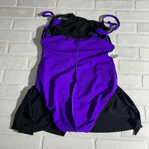 Magicsuit Swim Dress Swimsuit Womens 10 Brianna Convertible One Piece Modest Black