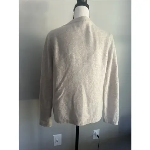 Garnet Hill Crewel Floral Embrodiered Cardigan 100% Wool Medium