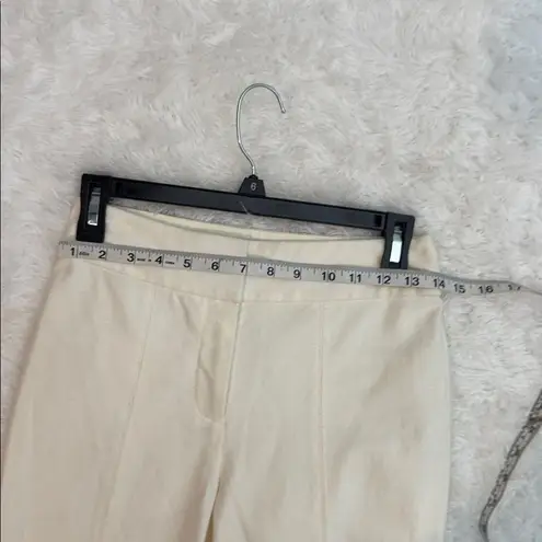 Derek Lam 10 Crosby Front Slit Pants in Crème Size 0