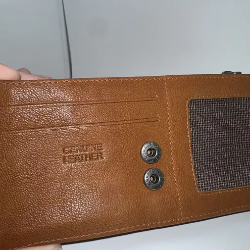 Spikes And Sparrow Genuine Leather Luggage Color Wallet Made In India 3... Brown