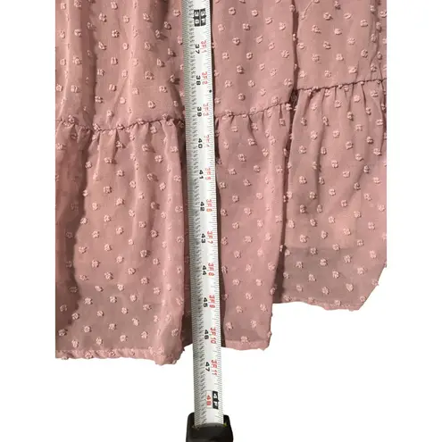 NEW Kervology Short Sleeve Smocked Maxi Dress 2XL Pink Super Stretch Pockets Size undefined