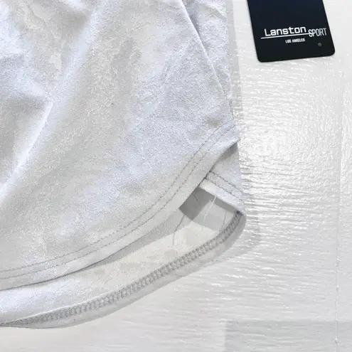Lanston Sport New Curved Hem Shorts Grey Sample Size / Size Small