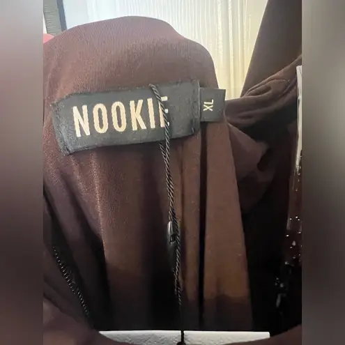 Nookie Alyssa Chain Gown in Chocolate