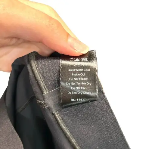 Ultracor Lux Knockout Star-Print Ankle Leggings Black Gold Size Small