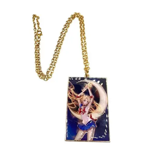 The Moon New Women’s Gold sailor pendant necklace