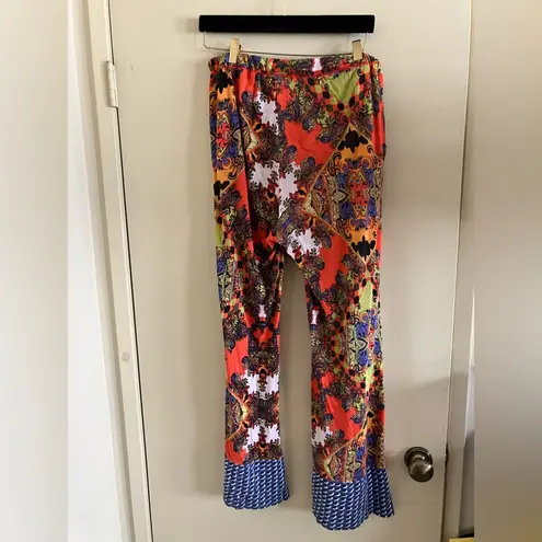 Anthropologie Eloise Lounge Pants Boho Size S Made in Korea Red