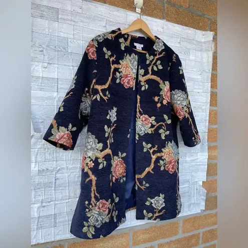 Grace Chuang New York hand woven jacket size large Blue