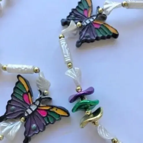 Butterfly Necklace Beaded Birthday Party Parade
