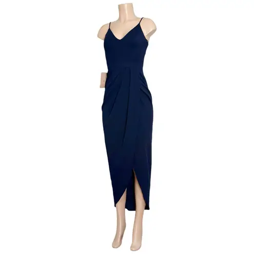 BHLDN Caron Lyra Bridesmaid Wedding Guest Dress, Midnight/Navy, 0 (US)
