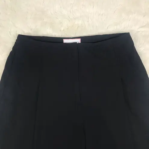 Alexia Admor Rover Black Wide Leg Trouser Pant Pleated Crepe Career Size 14 New