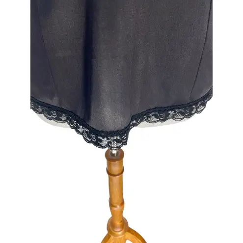 NOT SOLD!!!! Perfectform Vintage Lace Trim camisole Blouse Black Size M Whimsy Size M