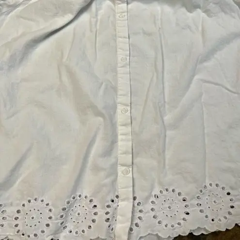 Westbound Women’s White Button Down 3/4 Sleeve Blouse XL