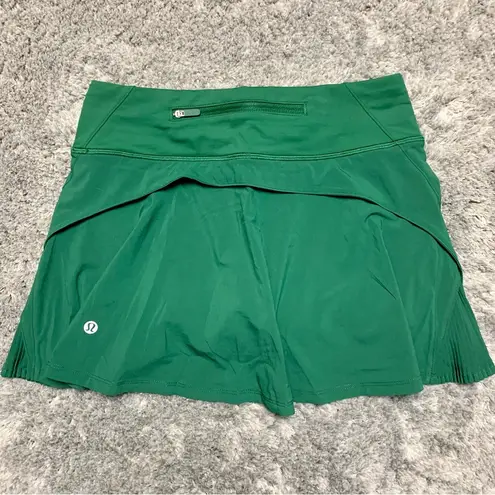 Lululemon NWOT  Play Off The Pleats Skirt *Everglade Green