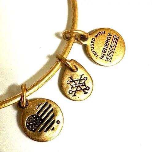 ALEX AND ANI  2017 Four Leaf Clover Bangle Bracelet thumbnail 5