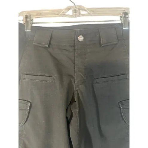 5.11 Tactical Black Cotton Blend Durable Casual Cargo Work Pants Women Sz 8