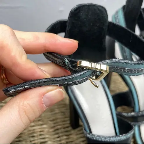 Jason Wu Snakeskin Leather Strappy Heels Womens Size 36.5 Italy Party Elevated