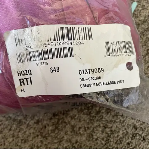 NWT Dai Moda Women's Pink Notch Lapel Knit Duster | Size: Large