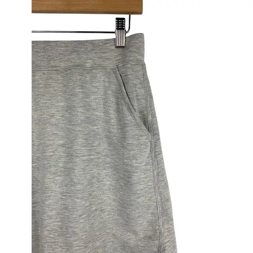D&Co Gray Heather Skirt XS Cotton Blend Stretch Pockets