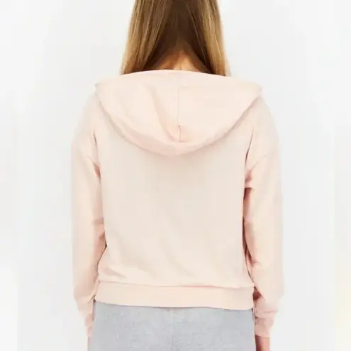 Kensie  Sportswear Fit Hooded Long Sleeves Sweatshirt Pink Blush Casual Size M