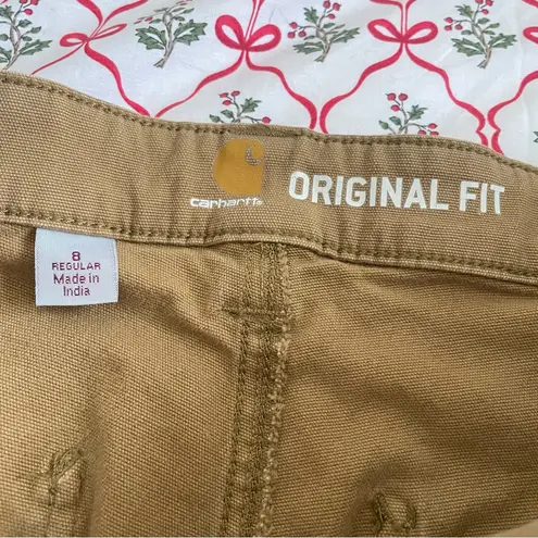 Carhartt  Rugged Flex Loose Canvas Work Pants in Women’s 8 Regular