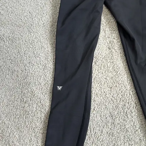 IVL Collective HYDRALUX STRIPED LEGGING high waisted black green stripes Size 2