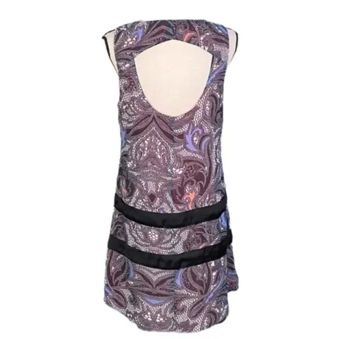 Kardashian Kollection abstract lacey design, tank top dress in size Medium. EUC