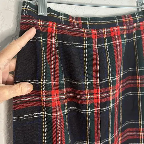 Pendleton Vintage Wool Plaid Skirt Size 4 Twee Academia Preppy Collegiate School