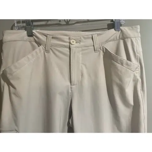 Eddie Bauer  Women's Cream Crop Activewear Pants Size 12