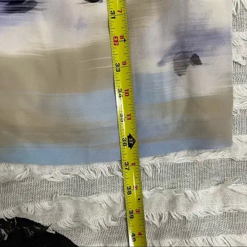 Piazza Sempione Made In Italy Womens Abstract Floral Print 100% Silk Dress Sz 42