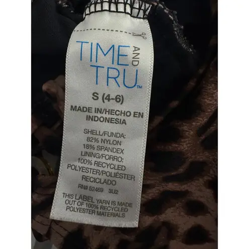 Time and Tru Leopard Print One
