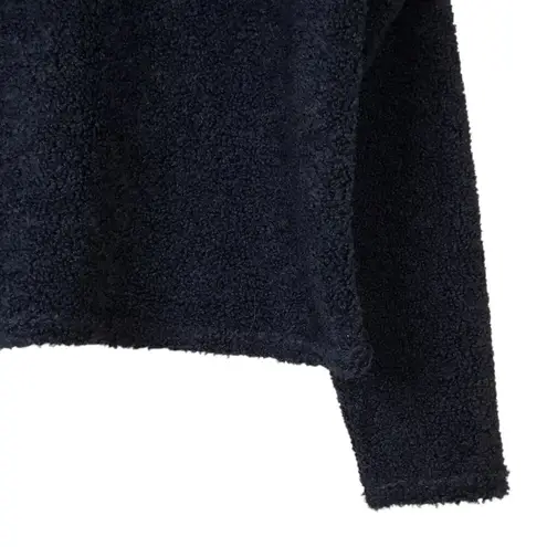 MARIKA Womens Tyra Faux Teddy Fur Pullover Size Large NEW Black