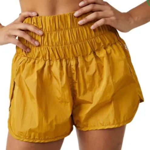 Free People  FP MOVEMENT | The Way Home Shorts Golden "Honey" Yellow | Medium thumbnail 2