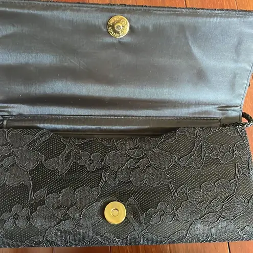 2 NEW Black Sequin Lace Evening Cocktail Purses Clutch