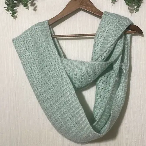 BP  Knit Sweater Infinity Scarf Mint Green