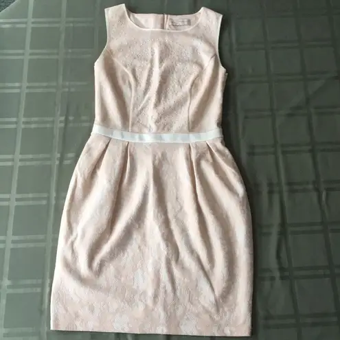 Dorothy Perkins Peach and white shift dress