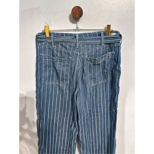 Seven7  wide leg striped jeans