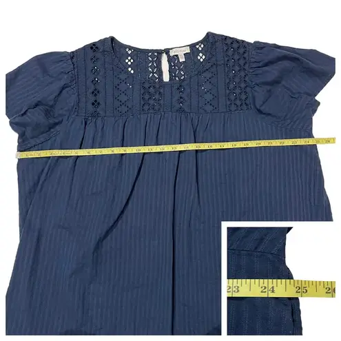 Ella Moss Brianne Blouse - Blue - XXL