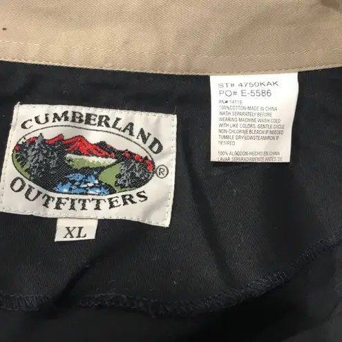 Cumberland Outfitters Crop Western Style Shirt Black Size XL