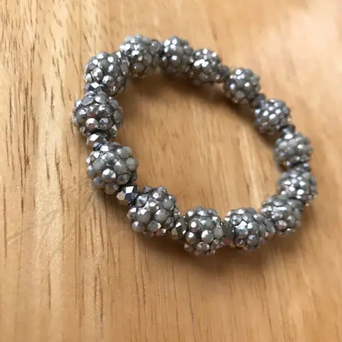 Metallic Silver Color bracelet Retro Disco Trendy