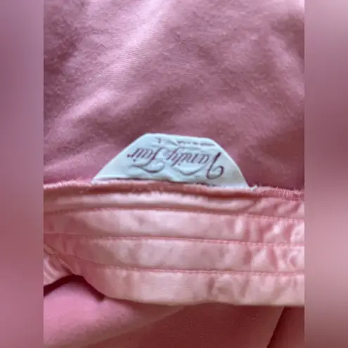 Vanity Fair Vintage Pink Zip Pockets Housecoat Robe, Size Large