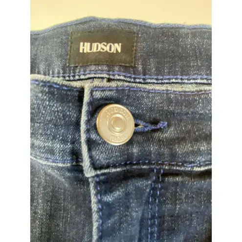 Hudson Natalie Ladies' Size 30 Mid-Rise Skinny Ankle Jeans Blue Dark Wash Preppy