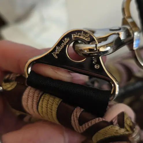 Petunia Pickle Bottom Baby Chic Paisley Diaper Bag With Changing Mat Brown