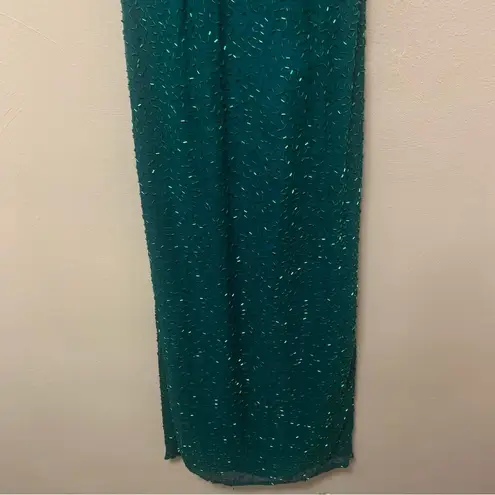 Cache Vintage Silk Beaded Gown