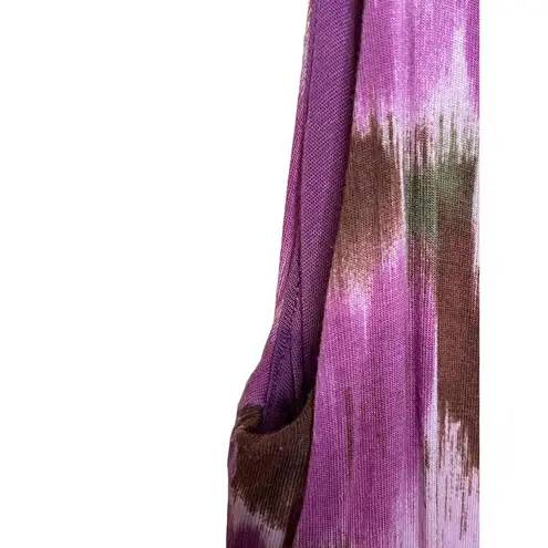 Matilda Jane Hello Lovely Adore Me Purple Floral Hi Low Jersey Dress Women Large