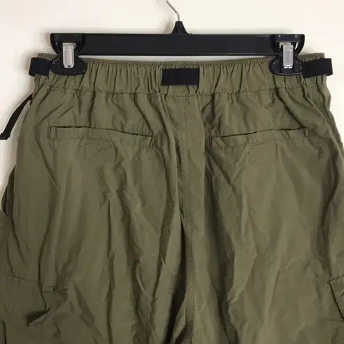 REI ladies outdoor hiking camping adventure nylon shorts w/belt size large