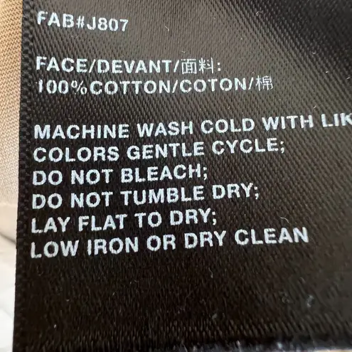 Lafayette 148 New York Women's Long Sleeve Cotton Knit Top Taupe Beige Tee J807 Tan Size M