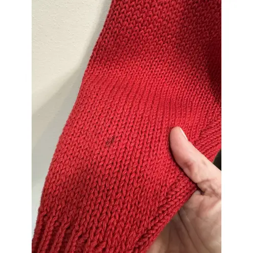 Tiara International Christmas Cardigan Poinsettia Noel Bells Santa M 1995 Women