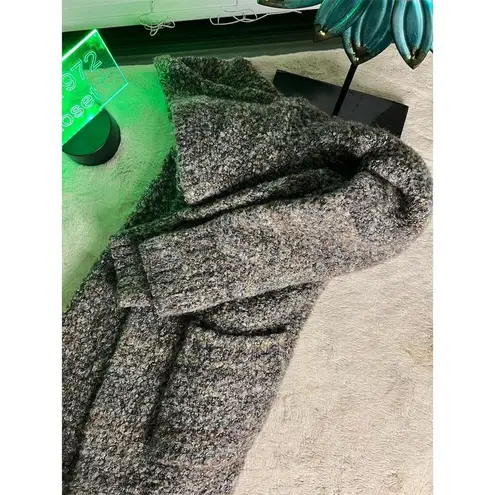 William Rast Women's Gray Chunky Knit Cardigan Sweater Size M - Image 7